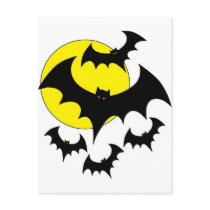 Halloween Bat Collection Post Card