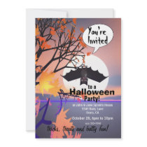 Halloween Bat in Tree Party