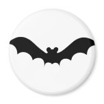Halloween Bat Refrigerator Magnet