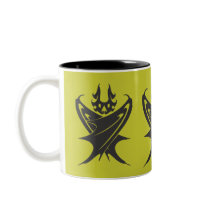 Halloween Bat Two-Tone Mug
