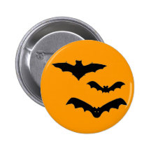 Halloween Bats Buttons