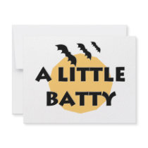 Halloween Bats Personalized Invitation