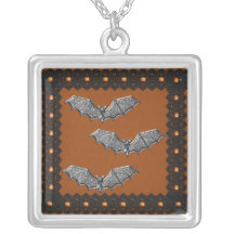 Halloween Bats Necklace