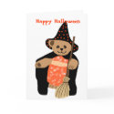 Halloween Bear, Happy Halloween card