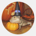 Halloween Beardie Sticker