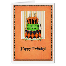Halloween Birthday  Card