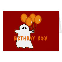 Halloween Birthday T-shirts and Gifts Greeting Card