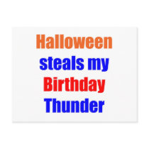 Halloween Birthday Thunder