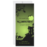 Halloween Black Cat Haunted House invitations