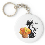 Halloween Black Cat keychains