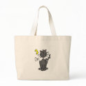 Halloween Black Cat Stick Figure Bag