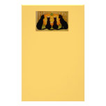 Halloween Black Cats Stationary Stationery Paper