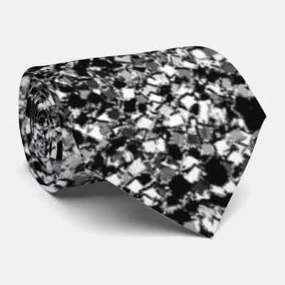 Halloween Black Glitter Tie