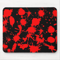Halloween Blood Splatter Mouse Pads
