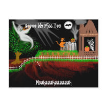 Halloween Boo  Postcard