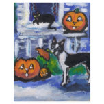 Halloween Boston Terrier mischief flyers