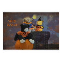 Halloween Buddies Personalized Announcements
