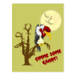 Halloween Buzzard Recipe Card Post Cards