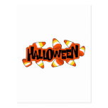 Halloween Candy Corn Postcard