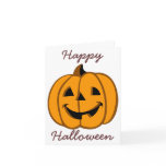 Halloween Card Jack O Lantern 6