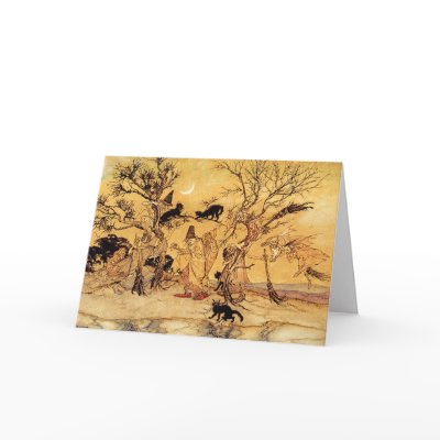 Halloween Card: The Witches Sabbath