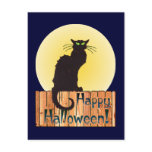 HALLOWEEN CAT by SHARON SHARPE Post Card