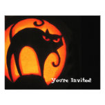 Halloween Cat Custom Invite