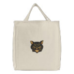 Halloween Cat embroidered bags