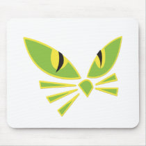 Halloween Cat Eyes mousepads