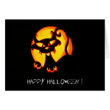 halloween cat greeting cards