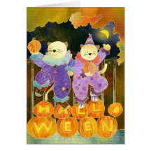 Halloween Cats Greeting Cards