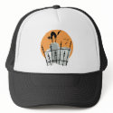 Halloween Cemetery Cat hats