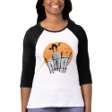 Halloween Cemetery Cat t-shirts