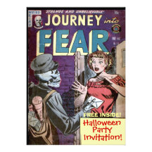 Halloween Comic Strip Invitation