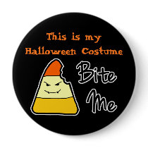 Halloween Costume Large Button