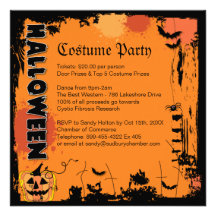 Halloween Costume Party Invitation