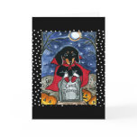 Halloween Count  Dachshund cards