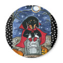 Halloween Count  Dachshund magnets