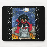 Halloween Count  Dachshund mousepads
