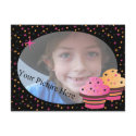 Halloween Cupcake Picture Frame postcards