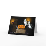 Halloween Deal .. the ghosts hard sell Greeting Card
