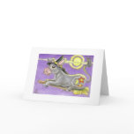 Halloween Donkey Witch and Flying Broom