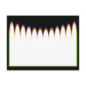 Halloween Drapes Stationary postcards
