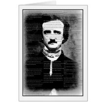 Halloween ... Edgar Allen Poe's Poem, "The Raven" Card