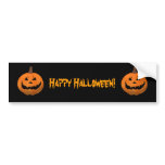 Halloween: Evil Jack-O-Lantern: Bumper Sticker bumper stickers