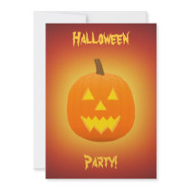 Halloween: Evil Jack-O-Lantern: Invitation Card