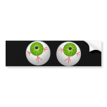 Halloween Eyeballs bumper stickers