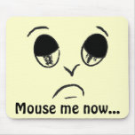 Halloween faces: Sad face - Mouse me... mousepads