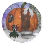 Halloween Fairy  Plate