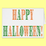 Halloween Festival Text cards